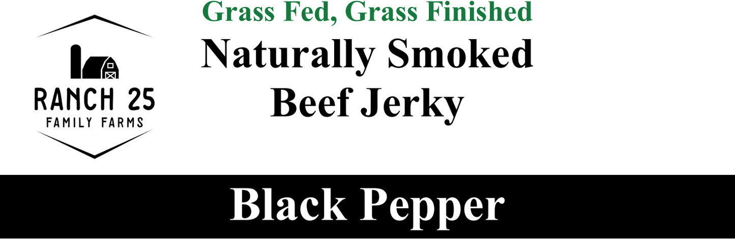 Naturally Smoked Beef Jerky - Black Pepper