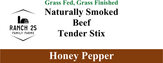 Naturally Smoked Beef Tender Stix - Honey Pepper