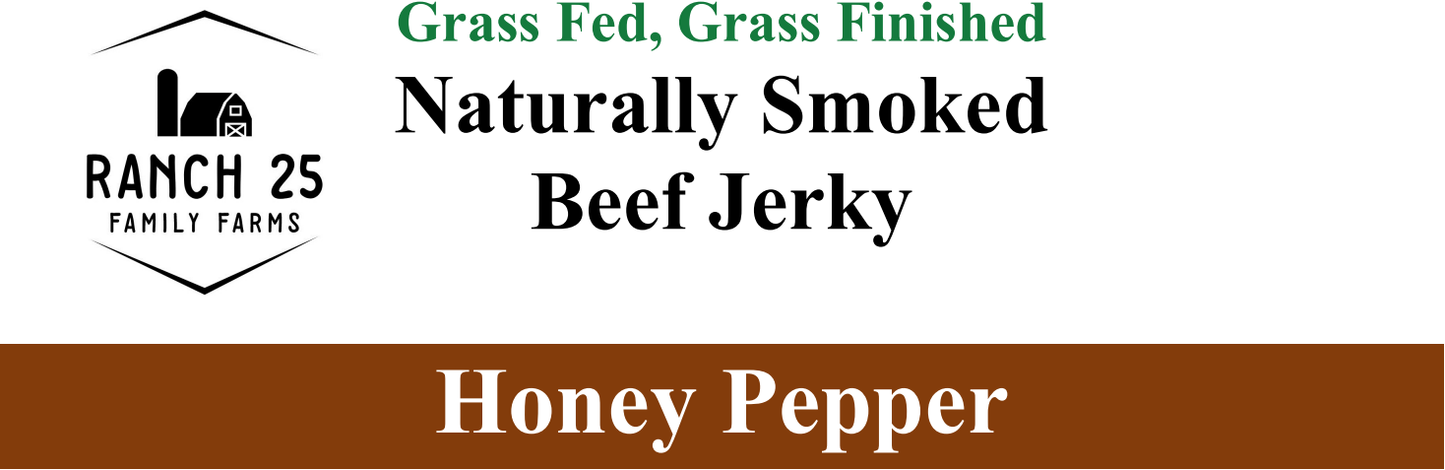 Naturally Smoked Beef Jerky - Honey Pepper