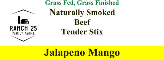 Naturally Smoked Beef Tender Stix - Jalapeno Mango