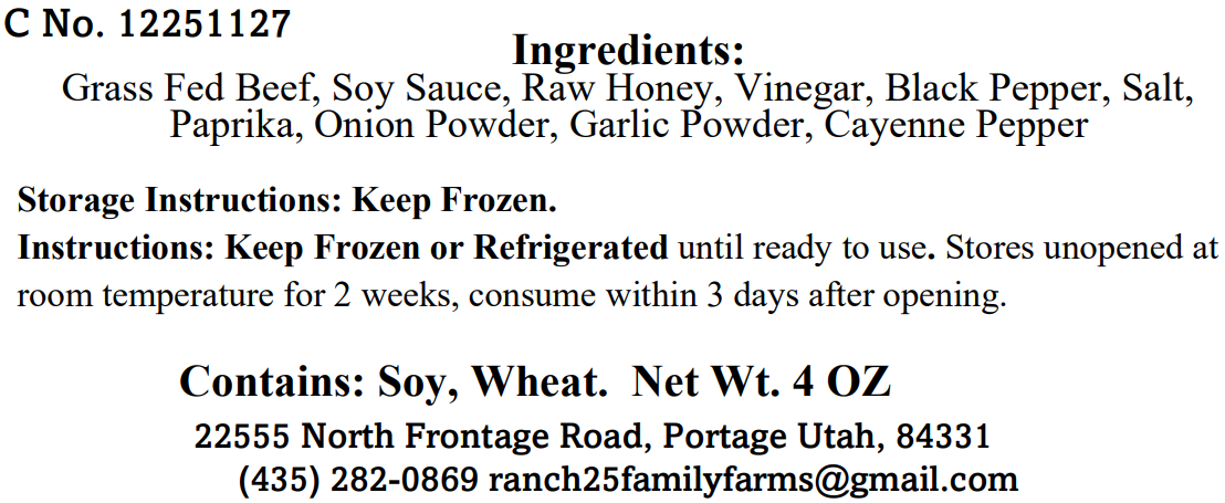 Naturally Smoked Beef Jerky - Spicy Buffalo