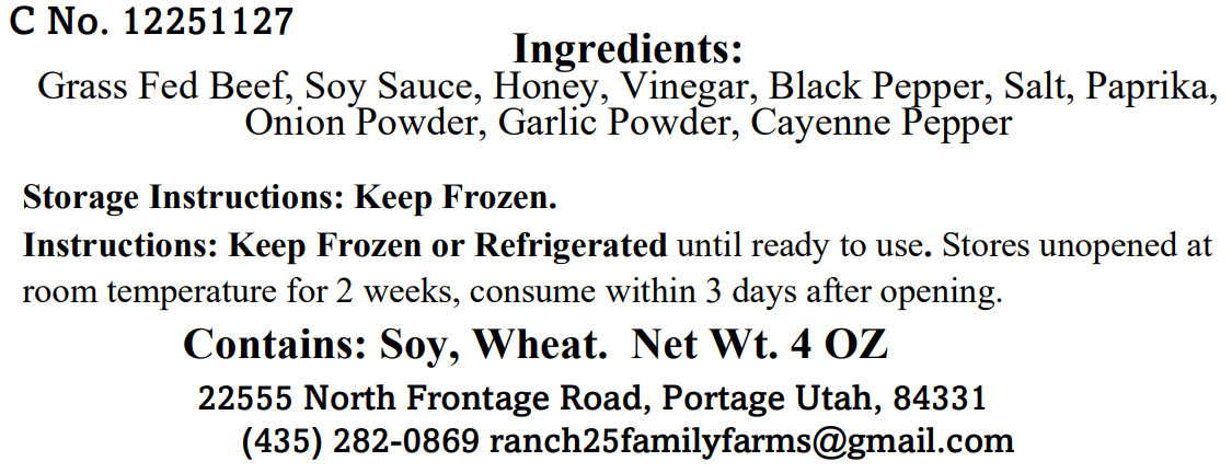 Naturally Smoked Beef Tender Stix - Spicy Buffalo